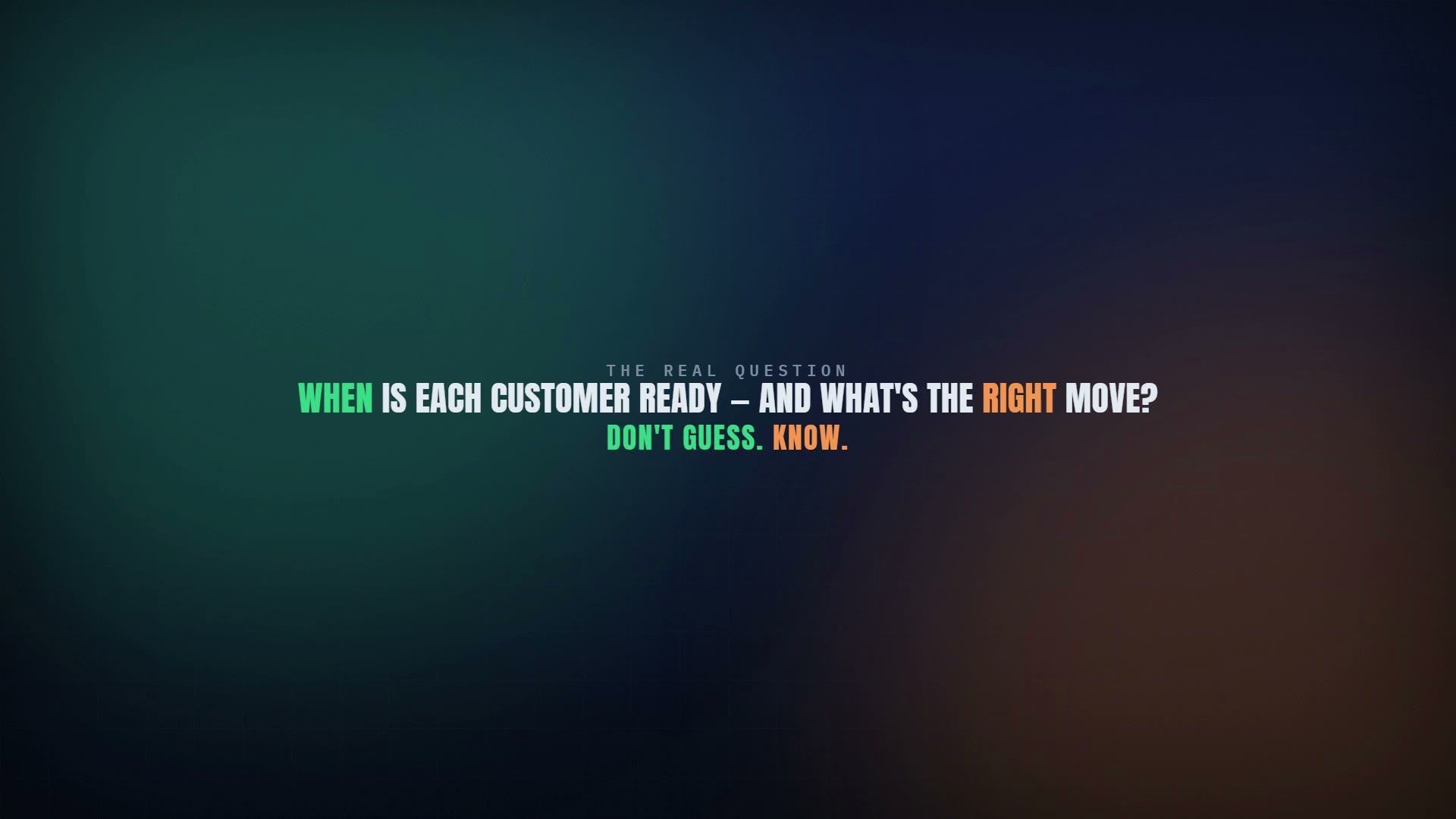 Supplements: The Right Move for Every Customer